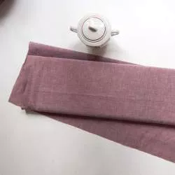 Organza misto lino e seta malva, alta 160 cm