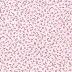 Tessuto giapponese rosa con fiori rosa - Sevenberry Flower Sojitz Fashion - 1