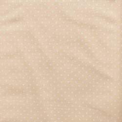 Tessuto Crema con Pois Bianchi - Freespirit Beads Westminster Fibers - 1