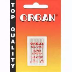 5 Aghi da Cucire Super Stretch 75-90 per Macchina da Cucire - Top Quality Super Stretch, Organ Needles
