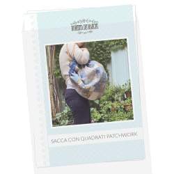 Cartamodello Sacca con Quadrati Patchwork