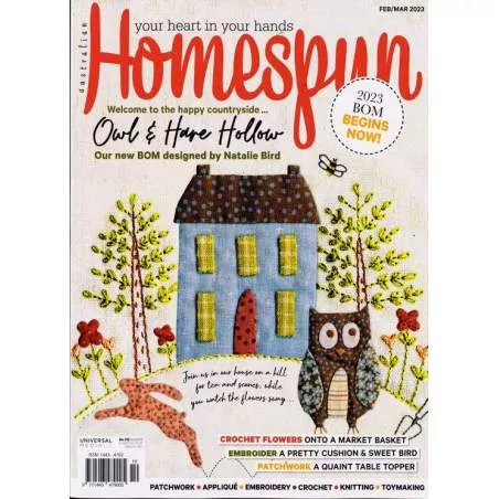 Rivista Homespun Febbraio/Marzo 2023 - n.212