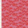 Tilda Bloomsville Cottonbloom Paprika - Tessuto Rosso Paprica con fiori di cotone