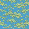 Tilda Bloomsville Cottonbloom Sky - Tessuto Azzurro Cielo con fiori di cotone Tilda Fabrics - 1