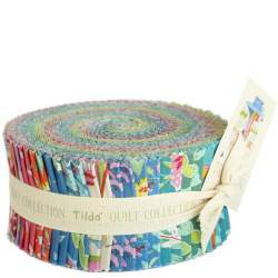 Tilda Bloomsville Fabric Roll - Bundle 40 Strisce 2 per tutta la collezione 2,5 x 42 pollici
