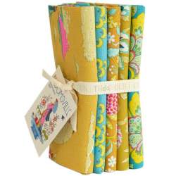 Tilda Bloomsville Corn Sky - Bundle 5 Fat Quarter Gialli e Azzurri 50 x 55 cm Tilda Fabrics - 1