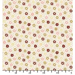 Tessuto Bianco Panna con stelle - EQP Forever, Sprinkles Cotton Ellie's Quiltplace Textiles - 1