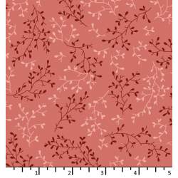 Tessuto Rosa Pesca con rametti - EQP Forever, Twirling Twigs Blush Ellie's Quiltplace Textiles - 1