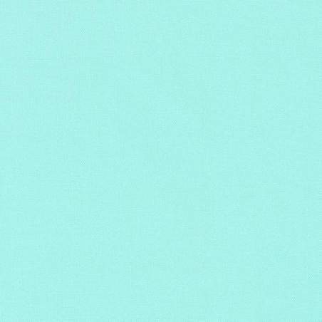 Kona Cotton Aqua, Tessuto Verde Acqua Tinta Unita - Robert Kaufman