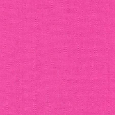 Kona Cotton Brt. Pink, Tessuto Fucsia Tinta Unita - Robert Kaufman Robert Kaufman - 1