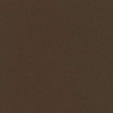 Kona Cotton Chocolate, Tessuto Marrone Cioccolato Tinta Unita - Robert Kaufman Robert Kaufman - 1