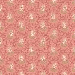 Cocoa Pink Mountain Laurel Azalea, Tessuto Rosa con fiori di alloro di montagna - Edyta Sitar Andover - 1
