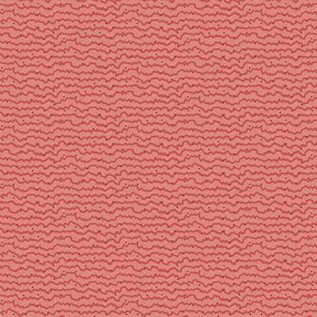 Cocoa Pink Stripe Amaryllis Rosy, Tessuto Rosa con righe irregolari - Edyta Sitar