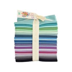 Tilda Solids Cool Colors - Bundle 25 Fat Quarter Colori Freddi 50 x 55 cm Tilda Fabrics - 1