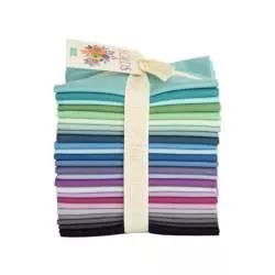 Tilda Solids Cool Colors - Bundle 25 Fat Quarter Colori Freddi 50 x 55 cm