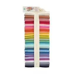 Tilda Solids - Bundle 50 Fat Eight Colori Misti 50 x 27 cm