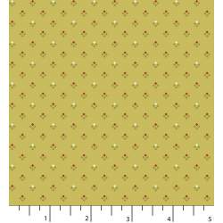 Tessuto Verde Certosino con motivo Argyle - EQP Back & Forth, Argyle Chartreuse Ellie's Quiltplace Textiles - 1