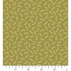 Tessuto Verde Collina con Zig-Zag - EQP Back & Forth, Zigzag Green Hills Ellie's Quiltplace Textiles - 1