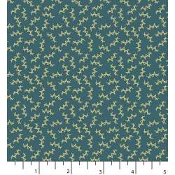 Tessuto Azzurro Cupo con Zig-Zag - EQP Back & Forth, Zigzag Deep Blue