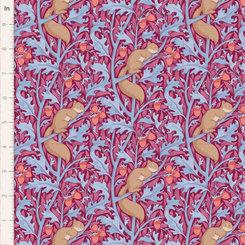 Tilda Hibernation Squireldreams Hibiscus Tilda Fabrics - 2