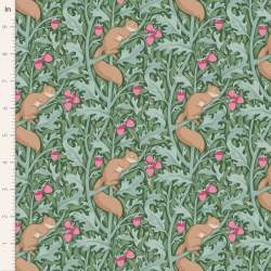 Tilda Hibernation Squireldreams Sage Tilda Fabrics - 1