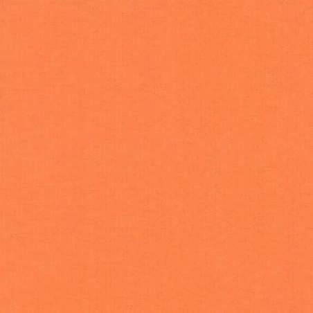 Kona Cotton Mango, Tessuto Arancione Tinta Unita - Robert Kaufman
