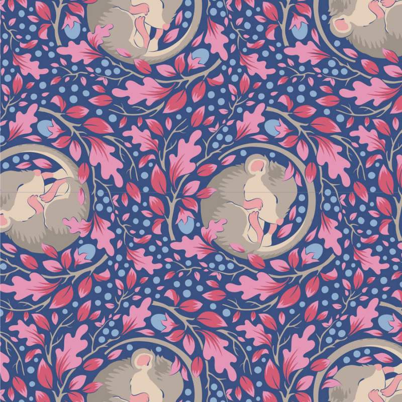 Tilda Hibernation Slumbermouse Denim Tilda Fabrics - 1 Tilda Hibernation Slumbermouse Denim Tilda Fabrics - 1