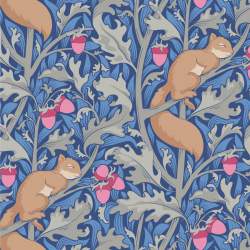 Tilda Hibernation Squireldreams Blue Tilda Fabrics - 1