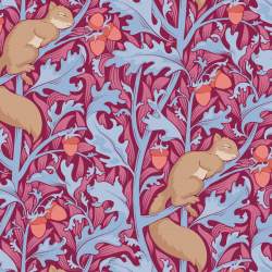 Tilda Hibernation Squireldreams Hibiscus Tilda Fabrics - 1