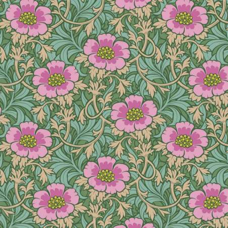 Tilda Hibernation Winterrose Sage Tilda Fabrics - 1