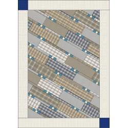 Cartamodello Quilt Japan Righe in Sbieco - 47 x 68 pollici Roberta De Marchi - 2