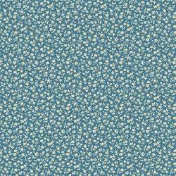 Cocoa Blue Snowberry Bluebell, tessuto azzurro con piccoli fiori - Edyta Sitar Andover - 1