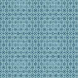Cocoa Blue Iron Gate Mediterranean, tessuto azzurro con grafica geometrica - Edyta Sitar Andover - 1