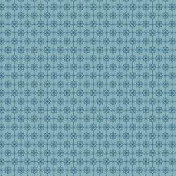 Cocoa Blue Iron Gate Mediterranean, tessuto azzurro con grafica geometrica - Edyta Sitar Andover - 1
