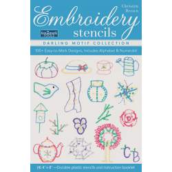 copy of Embroidery Stencils, Crazy Quilt Seam Design Collection - Stencil per Ricamo C&T Publishing - 1