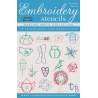 Embroidery Stencils Darling Motif Collection, Stencil per il Ricamo