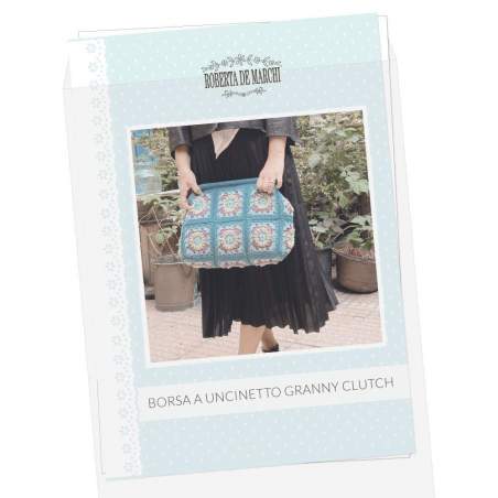 Borsa Granny a Uncinetto con Chiusura Clutch - Cartamodello PDF Roberta De Marchi - 1