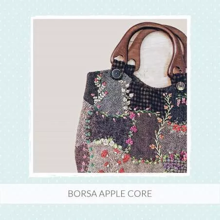 Borsa Apple Core Bag con Manici - Cartamodello PDF