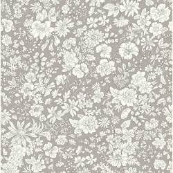 Emily Belle Neutrals Clay, Tessuto color Argilla a fiori bianchi - Liberty Fabrics Liberty Fabrics - 1