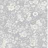 Emily Belle Neutrals Steel, Tessuto Grigio Acciaio  a fiori bianchi - Liberty Fabrics Liberty Fabrics - 1
