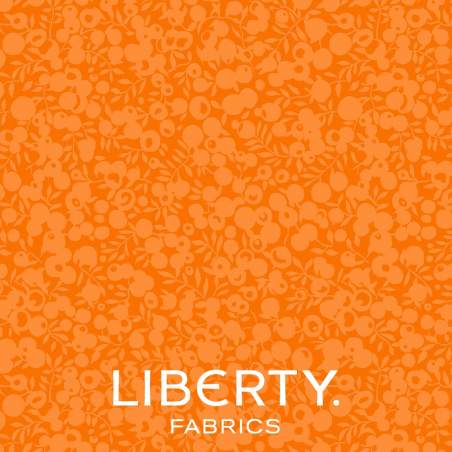 Wiltshire Shadow Marmalade, Tessuto Marmellata d'Arancia tono su tono - Liberty Fabrics Liberty Fabrics - 1