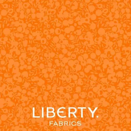 Wiltshire Shadow Marmalade, Tessuto Marmellata d'Arancia tono su tono - Liberty Fabrics Liberty Fabrics - 1