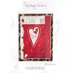 Coeur d'Epices, Pannellino con Cuori e Ricamo - The Cinnamon Patch