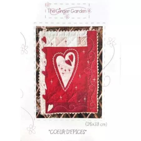 Coeur d'Epices, Pannellino con Cuori e Ricamo - The Cinnamon Patch