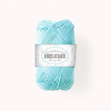 Gomitolo 100% Cotone OEKO-TEX - 50 gr / 160 m - Acqua