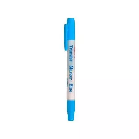 Trasfer Marker Blue - Pennarello Idrosolubile Blu con doppia punta