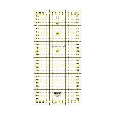IDEAS Righello Patchwork 15x30 Antiscivolo