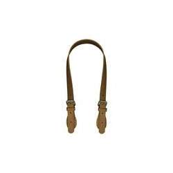 Manico per borse in pelle con fibbie - 62x1,8cm, colore Beige , 2 Manici
