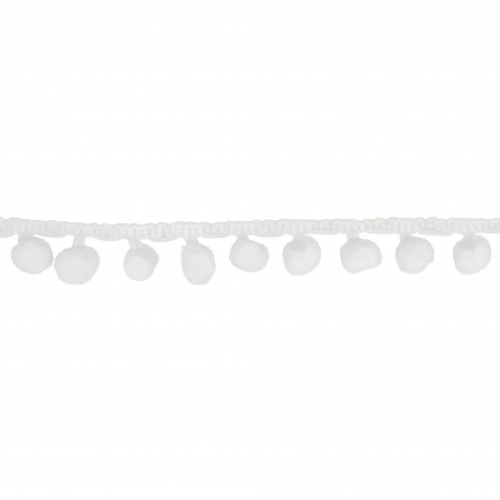 Simplicity, Nastro Pom Pom Bianco - Altezza 19 mm Lunghezza 1,2 mt Simplicity - 1
