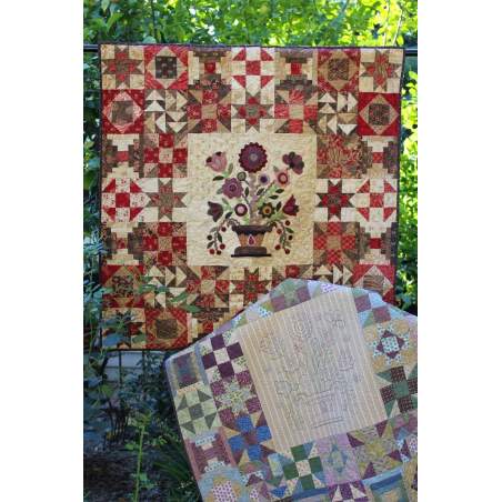 Louisa's Garden - Cartamodello per Quilt, by Max & Louise Pattern Co.